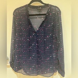 Banana Republic Sheer Top Size M